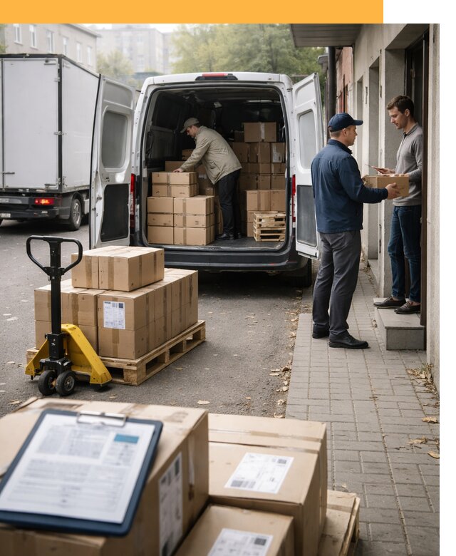 Доставка грузов от двери до двери с таможней от 49289 руб.