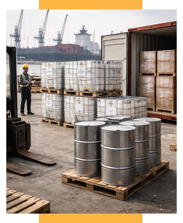 Доставка химического сырья из Индии от 273825 р. | СетСервис-Реж