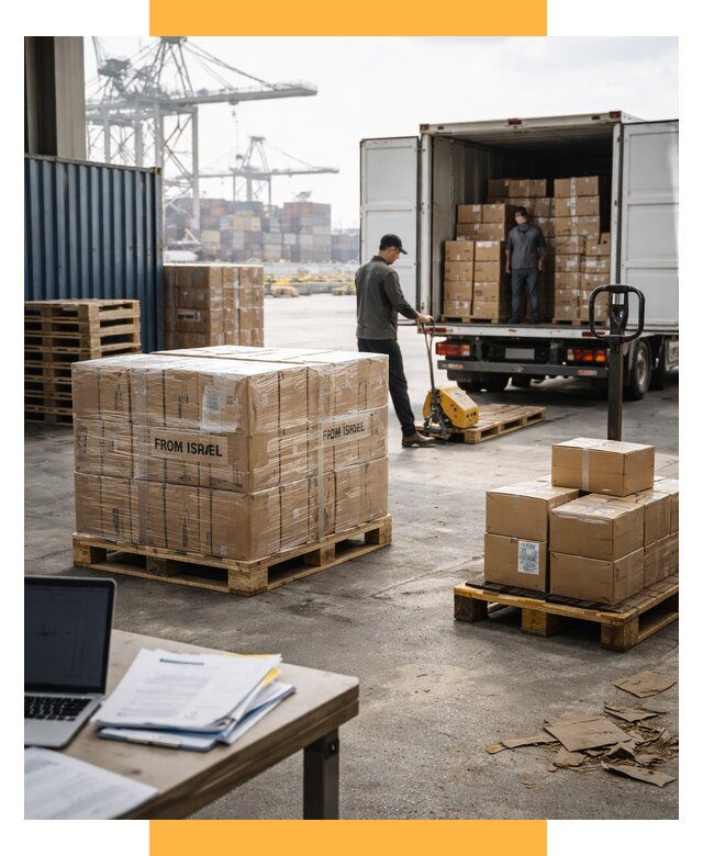Доставка грузов из Израиля от 16430 р., логистика от СетСервис-Реж