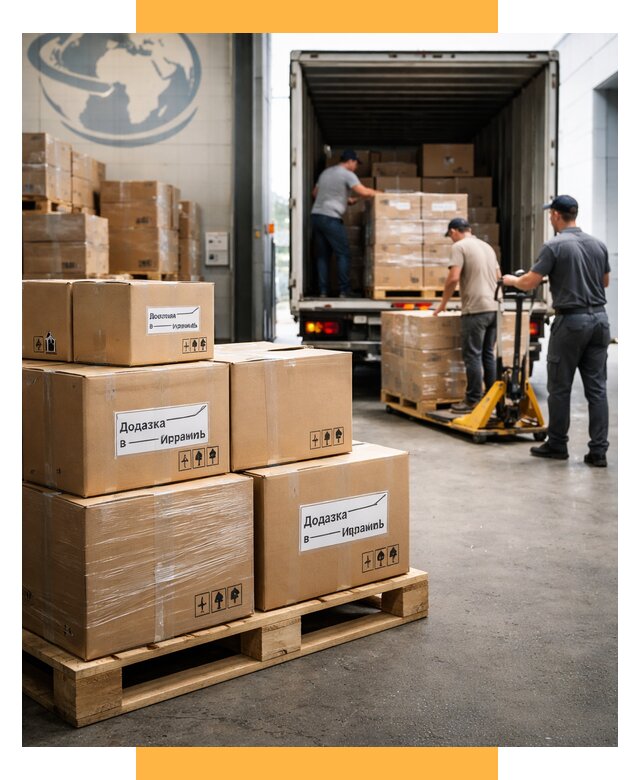 Доставка грузов в Израиль и экспорт от 49289 р. СетСервис-Реж