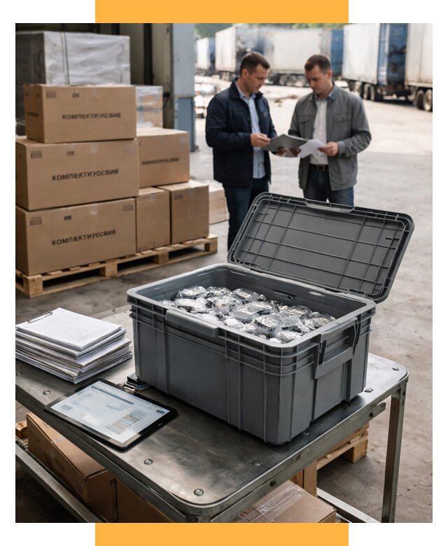 Перевозка комплектующих из Китая от 7119 р. | СетСервис-Реж