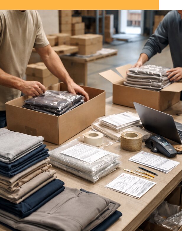 Перевозка одежды по миру от 8215 руб. с таможенным оформлением