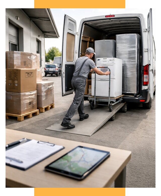 Перевозка бытовой техники от 7119 р. - логистика СетСервис-Реж