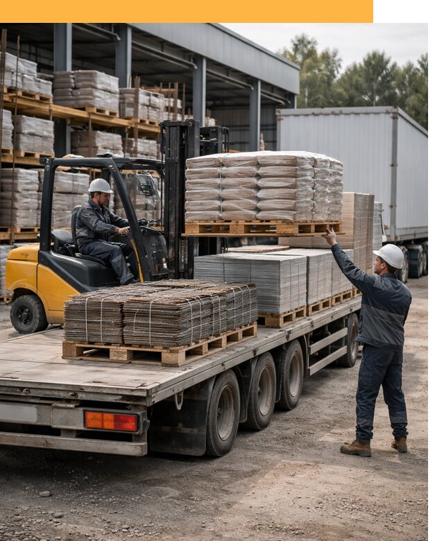 Перевозка строительных материалов по миру от 6024 руб