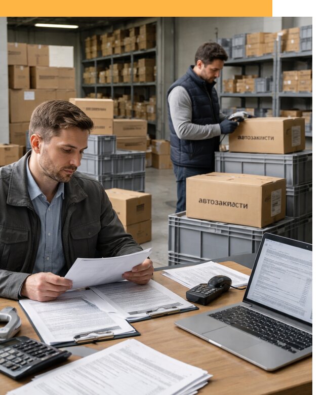 Таможенное оформление автозапчастей по выгодным тарифам от 9310