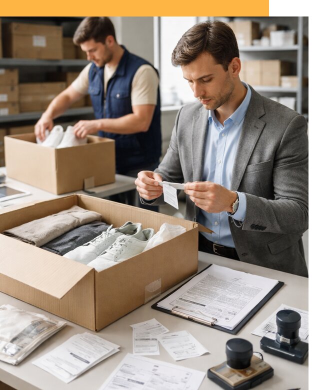 Таможенное оформление одежды и обуви по выгодной цене от 7119 руб