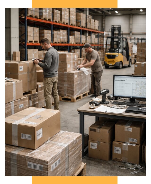 Склад консолидации в Европе от 7119 р., услуги СетСервис-Реж